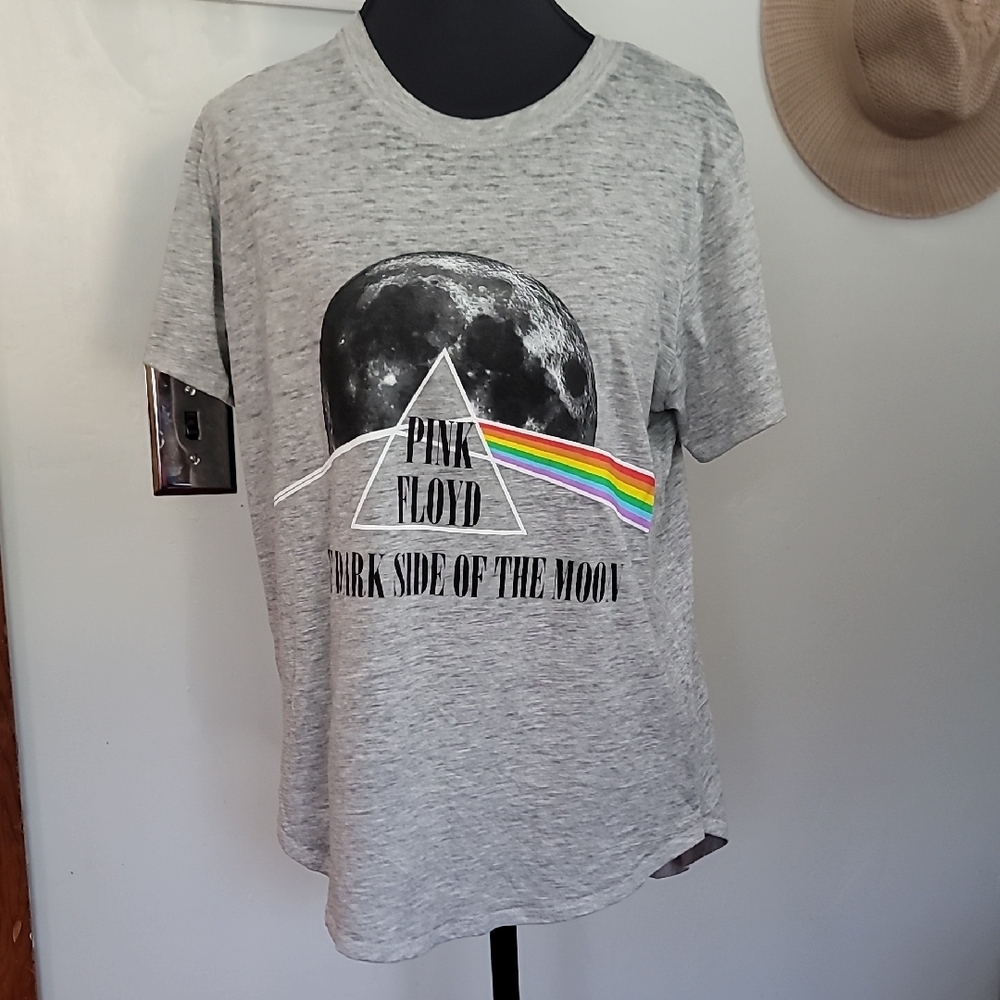 Pink Floyd Gray Cotton Blend Tee